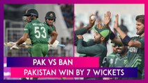 PAK vs BAN ICC World Cup 2023 Stat Highlights: Pakistan Defeat Bangladesh By Seven Wickets