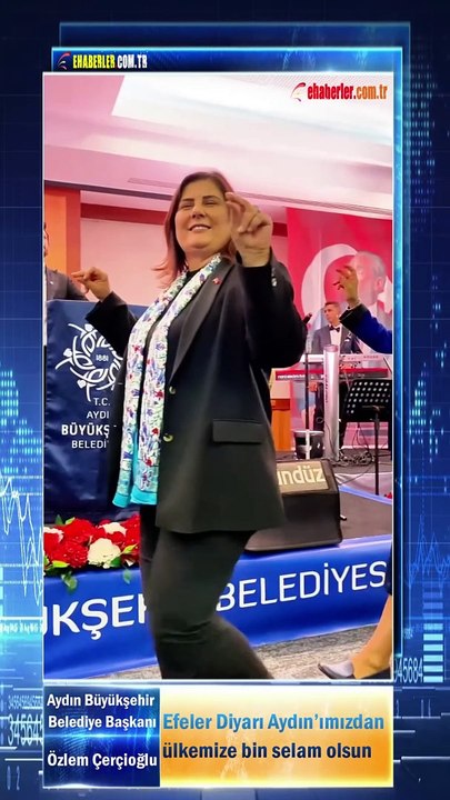 Aydın Büyükşehir Belediye Başkanı Özlem Çerçioğlu: Efeler Diyarı Aydın’ımızdan ülkemize bin selam olsun. 