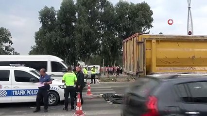 Adana'da Yaya Geçidinden Karşıya Geçmek İsterken Kamyonun Çarptığı Yaşlı Adam Hayatını Kaybetti