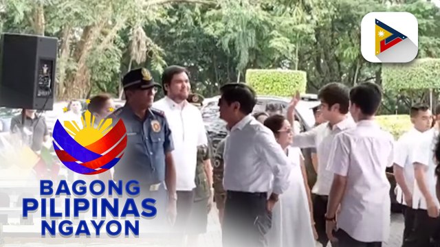 Pamilya Marcos, dumalaw sa puntod ni dating Pangulong Ferdinand E. Marcos Sr. sa Libingan ng mga Bayani