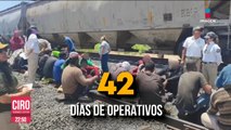 34 mil migrantes han sido bajados de los trenes en los últimos 42 días