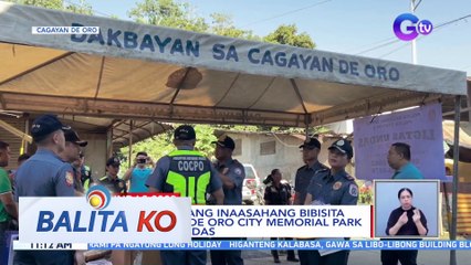 Inspeksyon sa Cagayan De Oro City Memorial Park, hinigpitan para walang lumusot na bawal na gamit | BK