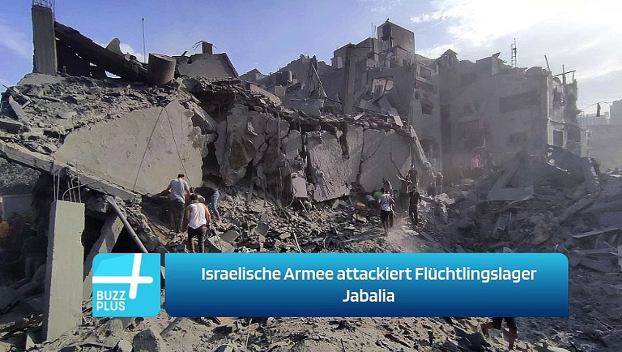 Israelische Armee attackiert Flüchtlingslager Jabalia