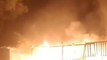 शाहजहांपुर: बाजार में 9 दुकानों में लगी भीषण आग, लाखों रूपये का सामान जला