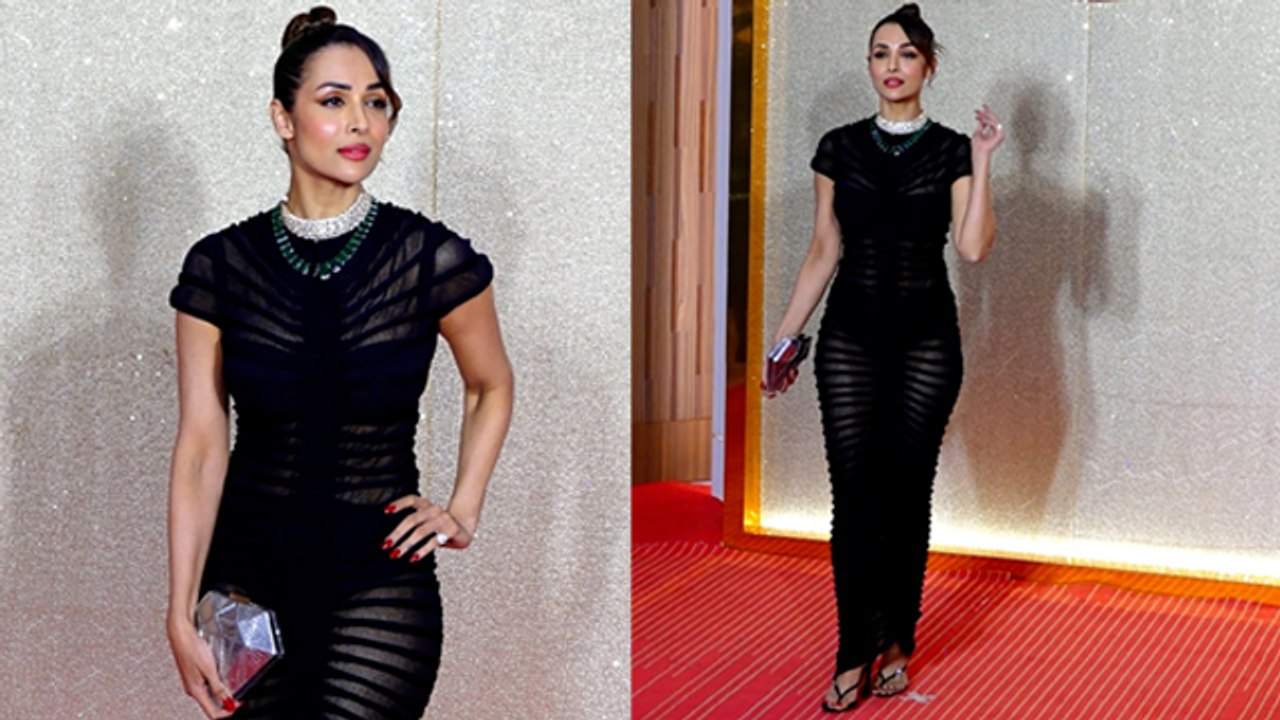 Jio World Plaza: Malaika Arora Black Bodycon Dress Look Troll, Urfi की Professor...| Boldsky