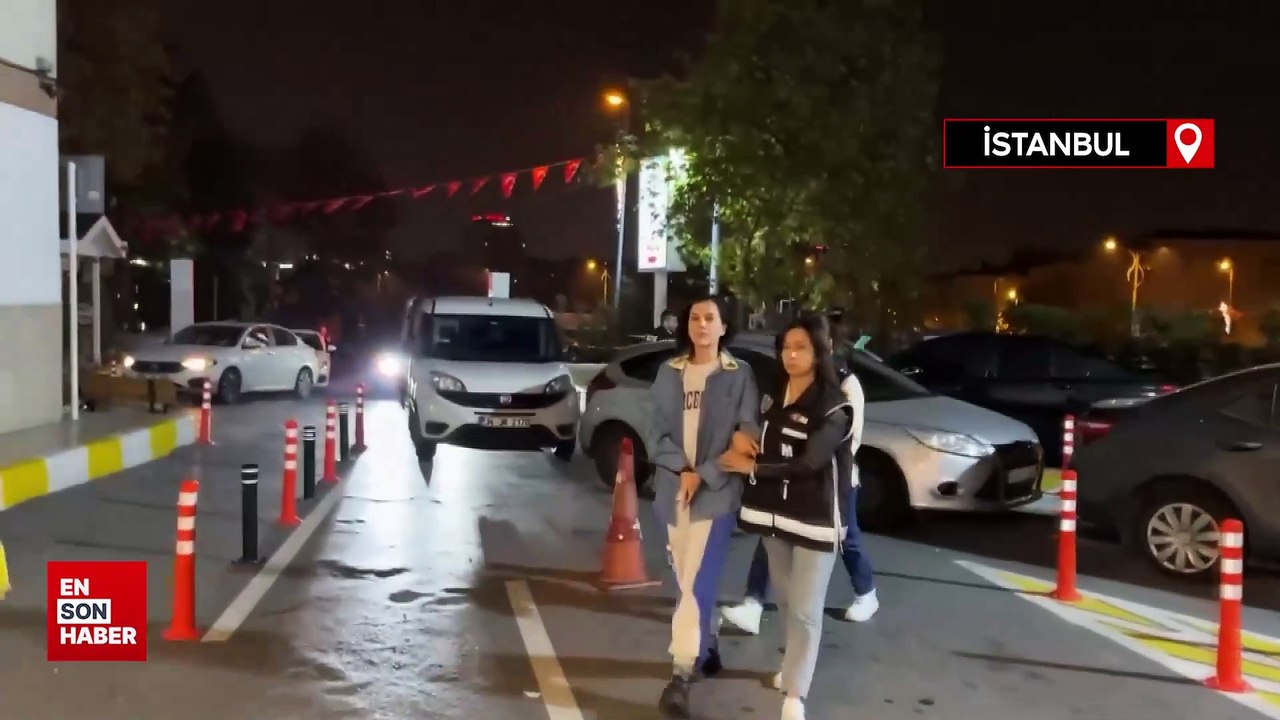 Gözaltına alınan Dilan Polat, eşi Engin Polat'ın omzunu öptü