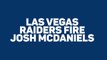 Breaking News - Raiders sack Josh McDaniels