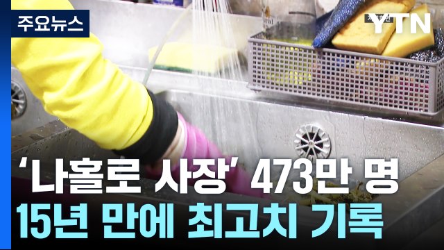 자영업자 비중 역대 최저...'나홀로 사장' 15년 만에 최대 / YTN