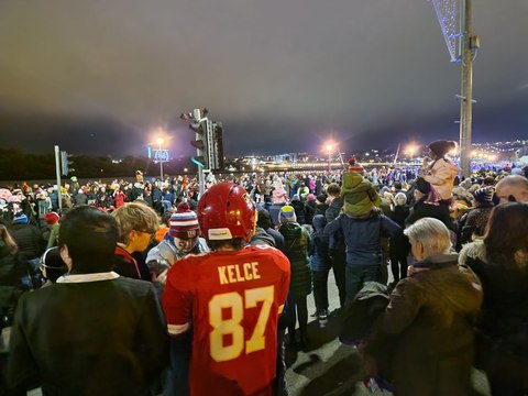 Derry Halloween drone show and fireworks