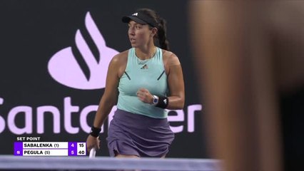 Masters - Pegula s'offre Sabalenka et file en demi-finales