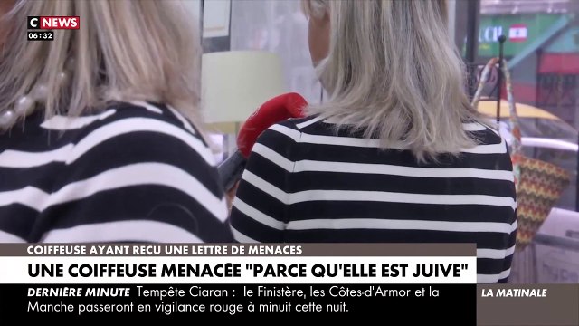 Antisémitisme - Menacée, cette coiffeuse témoigne de la violence des menaces reçues : Quand je sors de chez moi j'ai peur, quand je dépose ma fille à l'école, j'ai peur