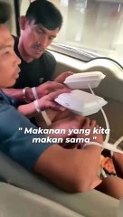 Viral polisi ini beri makan dan ajak makan bersama tersangka