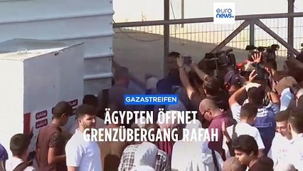 Grenzübergang Rafah geöffnet: Ausländer verlassen Gazastreifen