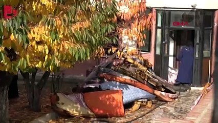 Erzurum'da Kuran Kursu'nda yangın: Altı öğrenci mahsur kaldı