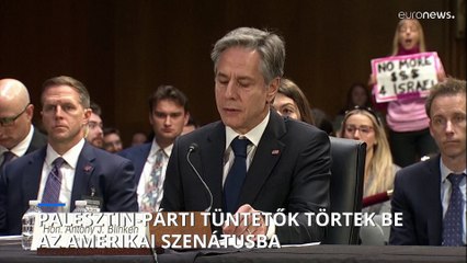 Palesztin-párti tüntetők törtek be az amerikai szenátusba