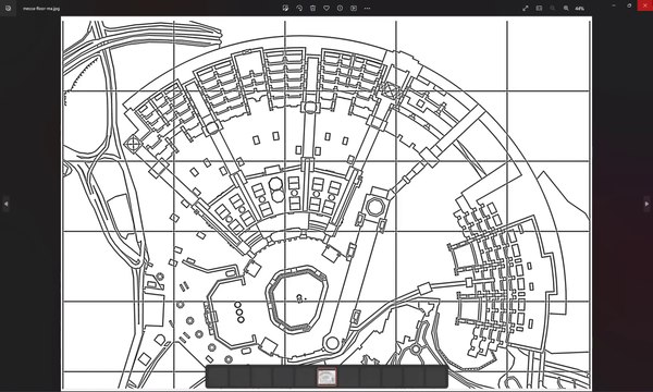 Al-Haram Sharif | Al-Makka | Makkah | Makkah 2030 | AutoCAD Floor Plan