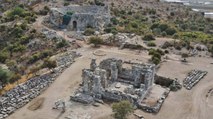 Kaunos Antik Kenti'nde Osmanlı dönemi türbe kalıntısı bulundu