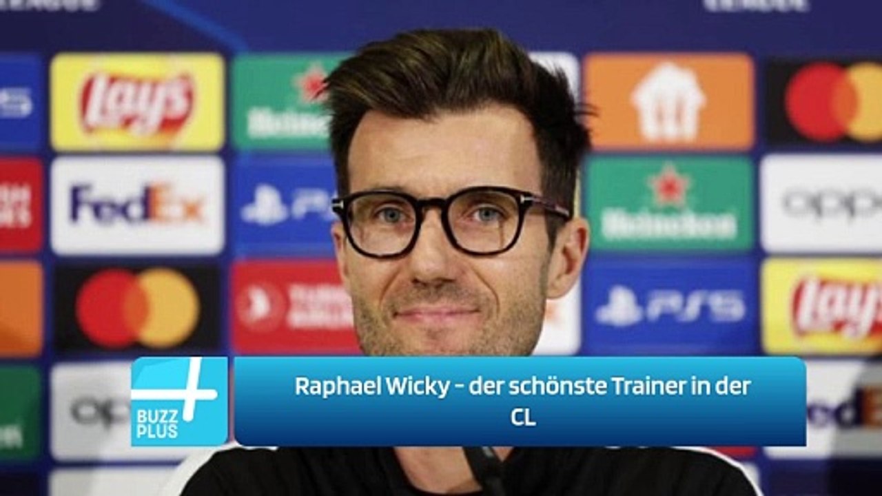 Raphael Wicky - der schönste Trainer in der CL