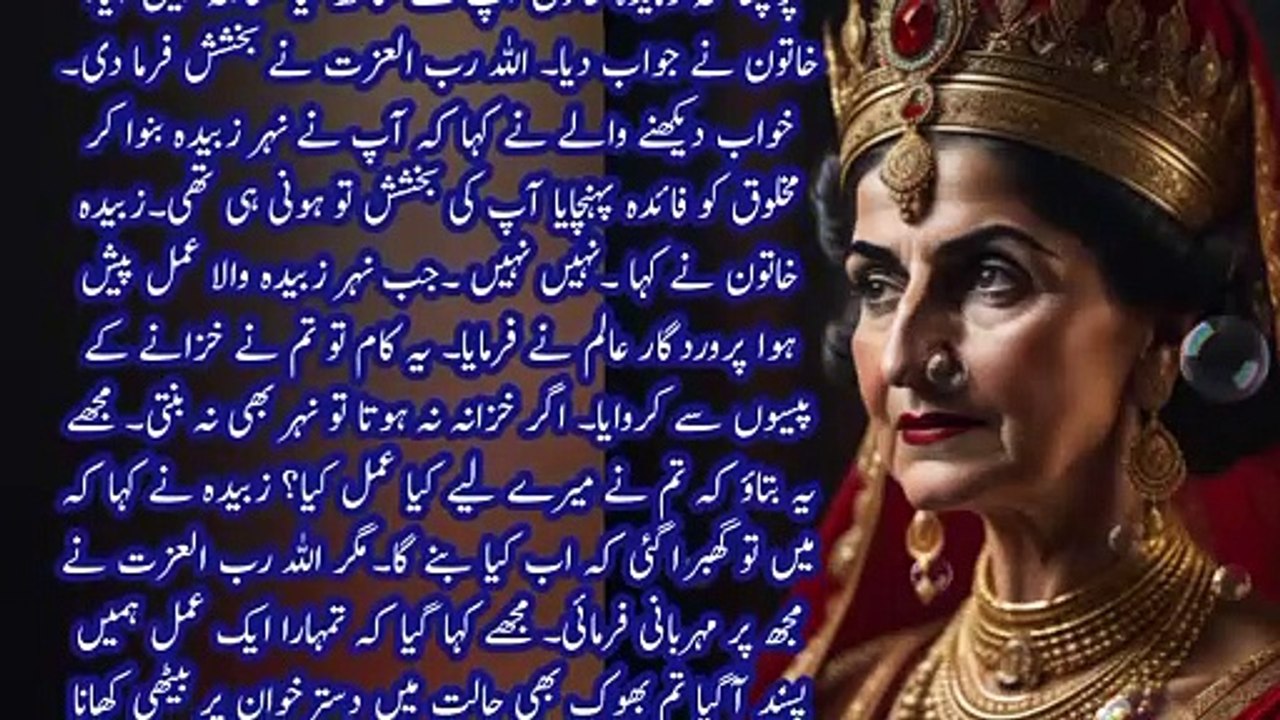 ملکہ زبیدہ کی بخشش |malika Zubaida | Ahmad islamic channel