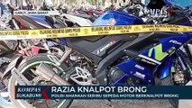 Polisi Amankan Lebih Dari Seribu Sepeda Motor Berknalpot Brong