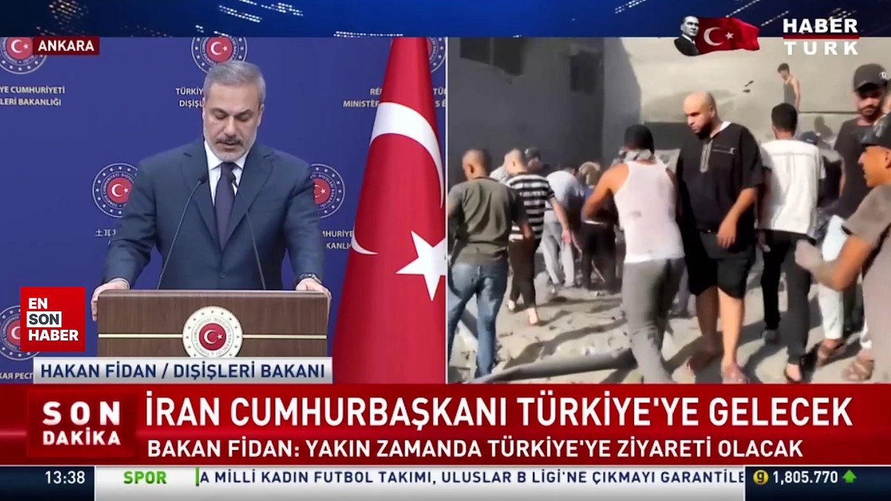 Hakan Fidan: İran Cumhurbaşkanı Türkiye'ye gelecek