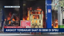 Angkot Terbakar saat Isi BBM di SPBU, Sinyal Ponsel Sopir Diduga jadi Pemicunya!