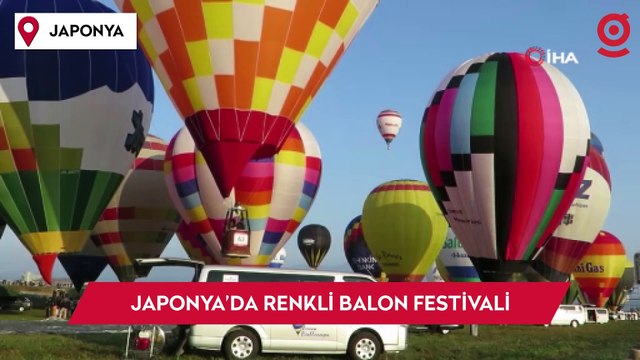 Japonya’daki balon festivali görsel şölen yaşattı