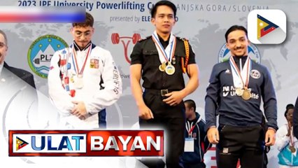 Aeron Paul Casamayor, kampeon ng World University Powerlifting Cup 2023