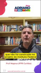 Adriano - Depoimento - Prof. Magnus (IFPR - Curitiba)