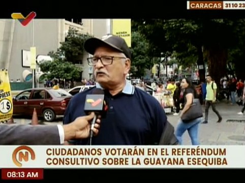 Caraqueños ratifican su compromiso para ir a votar en el Referéndum Consultivo sobre el Esequibo