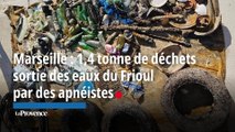 Marseille : 1,4 tonne de déchets sortie des eaux du Frioul par des apnéistes