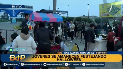 Download Video: Grupo de jóvenes protagoniza pelea al salir de fiesta de Halloween en SJM