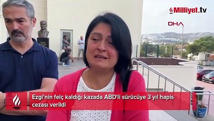 ABD’li NATO görevlisi Ezgi’nin felç kalmasına sebep olmuştu! "Benim acım 3 yıl sonra bitmeyecek"