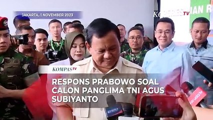 Jawaban Prabowo Saat Ditanya soal Agus Subiyanto Jadi Calon Panglima TNI