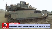 Israel continues its fierce attack on the Gaza Strip