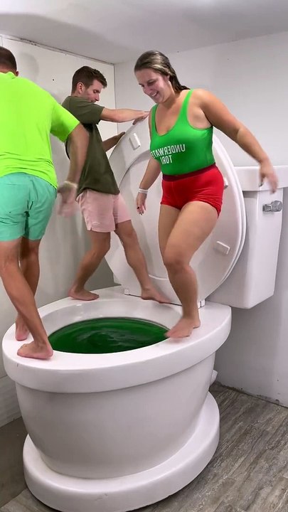 Giant Toilet is LAVA Green 3 #toilet #unitedkingdom #reels #English #unitedstates #viral #trending #usa #shorts #foryou