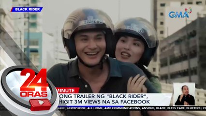 Chemistry at galing sa action nina Ruru Madrid at Kylie Padilla, angat sa scene drop ng "Black Rider" | 24 Oras