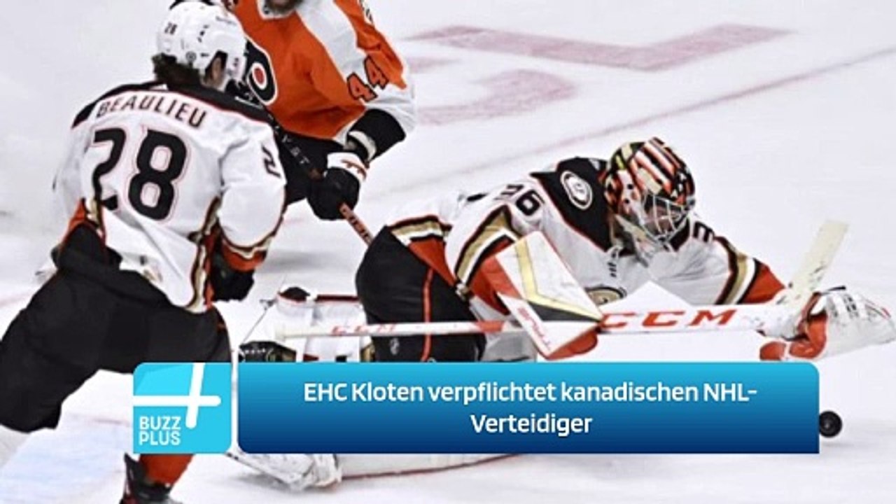 EHC Kloten verpflichtet kanadischen NHL-Verteidiger