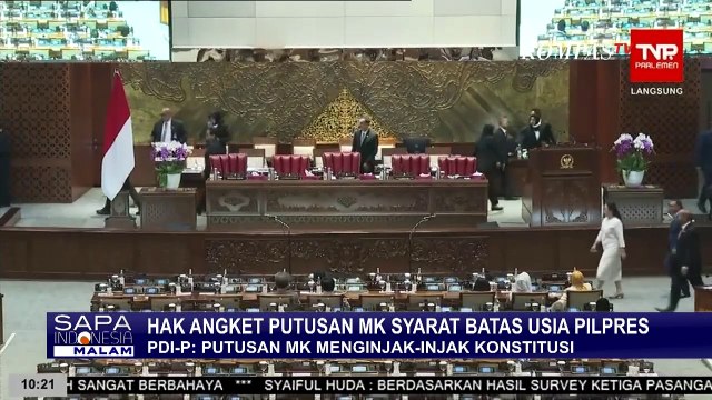Usulan Hak Angket Terkait Putusan MK soal Batas Usia Capres-Cawapres, Bisakah Terlaksana?