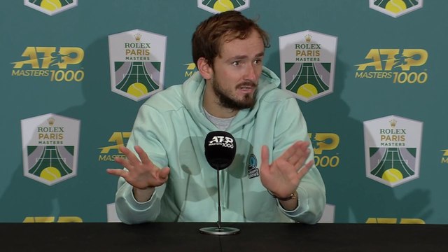Rolex Paris Masters 2023 - Daniil Medvedev : Je n'ai rien à dire contre le public, c'est juste qu'avec moi, ça ne connecte pas, mais ça peut changer