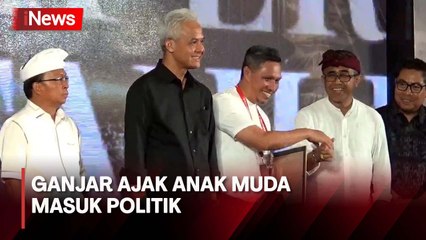 Ganjar Bertemu BEM se-Bali, Ajak Anak Muda Terjun ke Politik