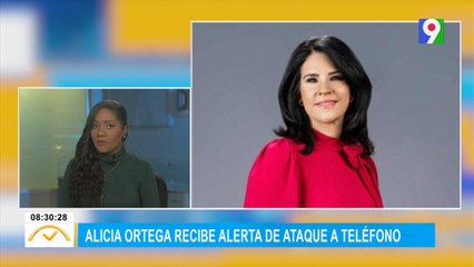 Alicia Ortega recibe alerta de ataque a teléfono | El Despertador
