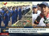 Estudiantes de Puerto Ayacucho apoyan la prestación del servicio de transporte accesible