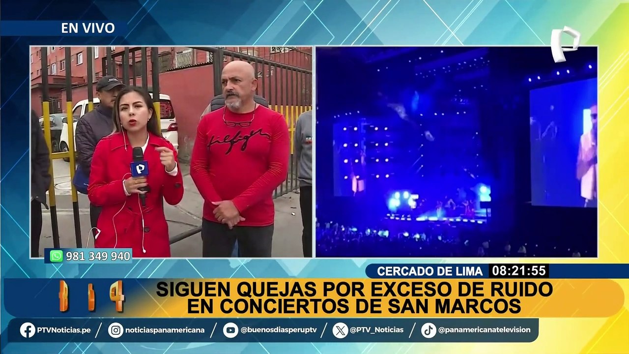 Cercado de Lima: vecinos continúan con quejas por conciertos en la UNMSM