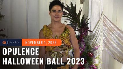 Black carpet looks at the Opulence Halloween Ball 2023