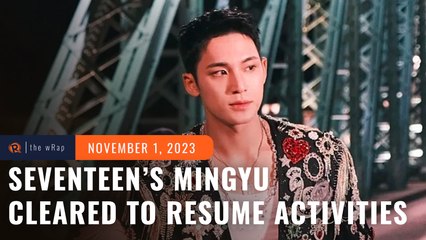 SEVENTEEN’s Mingyu cleared to resume activities after health-related break