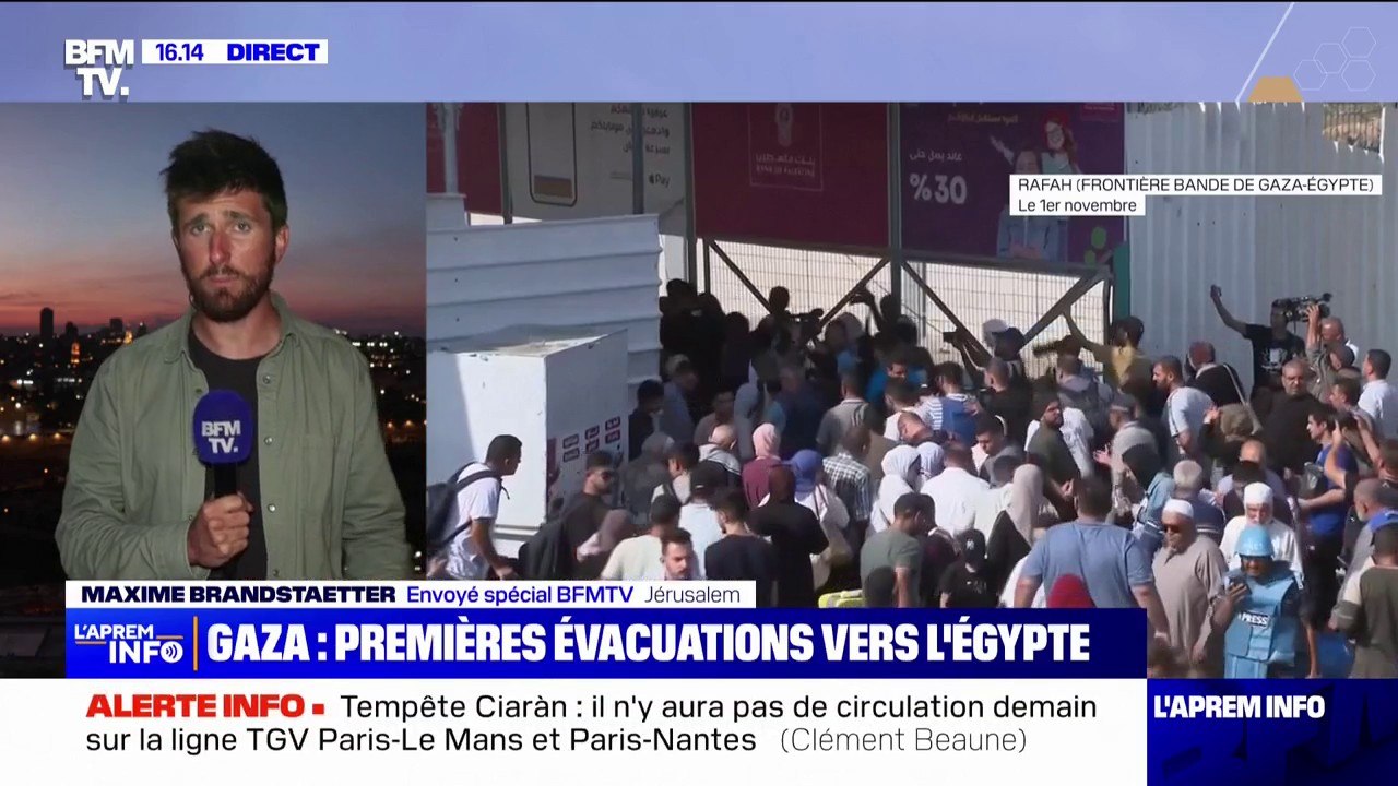 Bande de Gaza: des dizaines de blessés palestiniens et des étrangers évacués