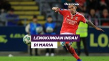 Intip Lengkungan Indah Tendangan Bebas Angel Di Maria Menangkan Benfica di Piala Portugal