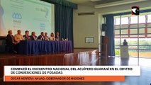 Encuentro Nacional del Acuífero Guaraní | El Gobernador Oscar Herrera Ahuad destacó la importancia de proteger el reservorio natural