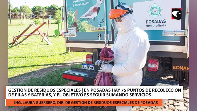 Gestión de residuos especiales | En Posadas hay 75 puntos de recolección de pilas y baterías, y el objetivo es seguir sumando servicios para lograr mayor sustentabilidad